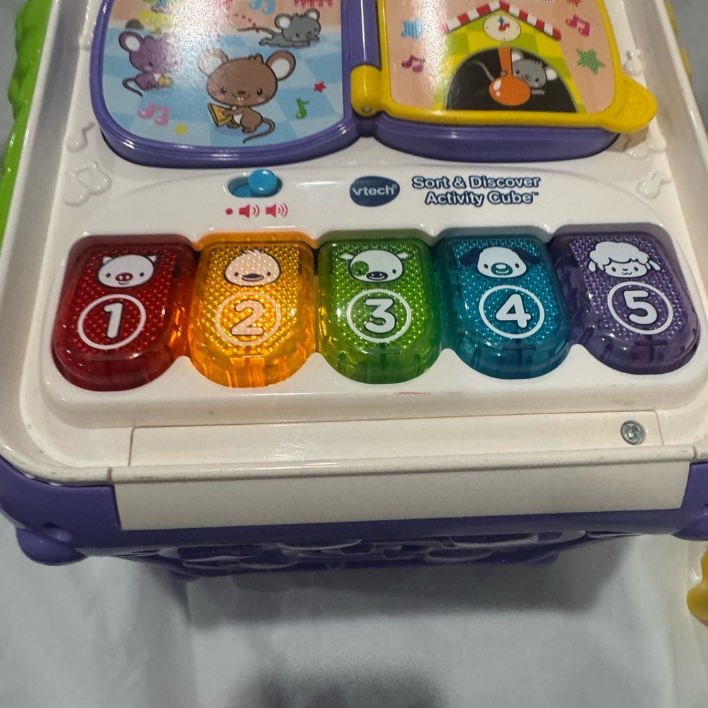 Vtech Sort & Discover Activity Cube - Multicolor - Picture 2 of 9